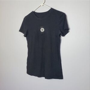 S 123 Tequila T Shirt Babydoll Cut Dark Gray